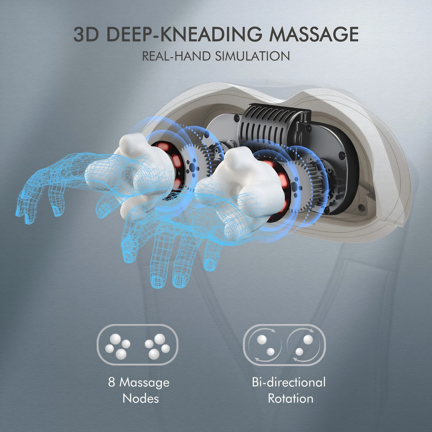 Necteck 3D Shiatsu Massager