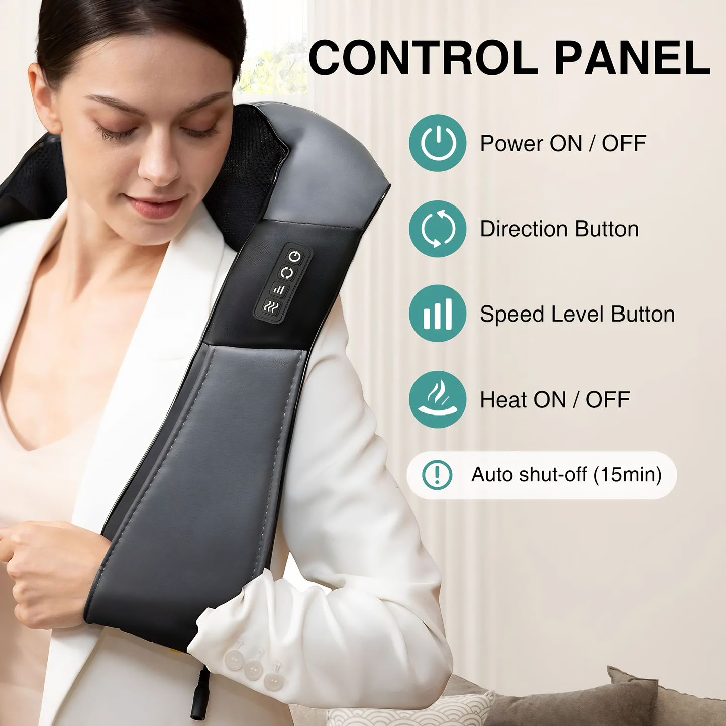 Necteck 3D Shiatsu Massager